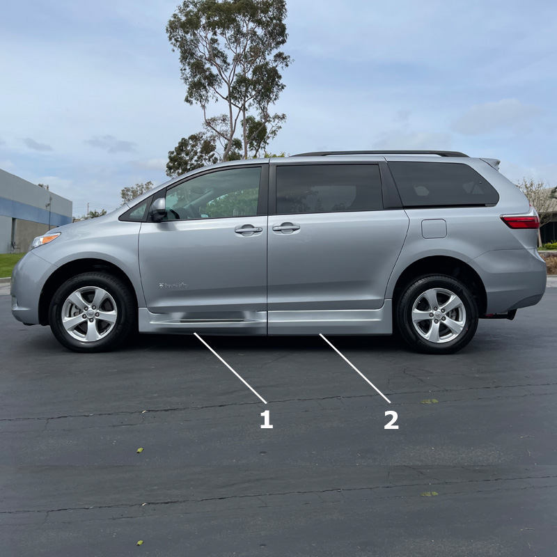 Braun Ability Driver Side Flare To Toyota Sienna