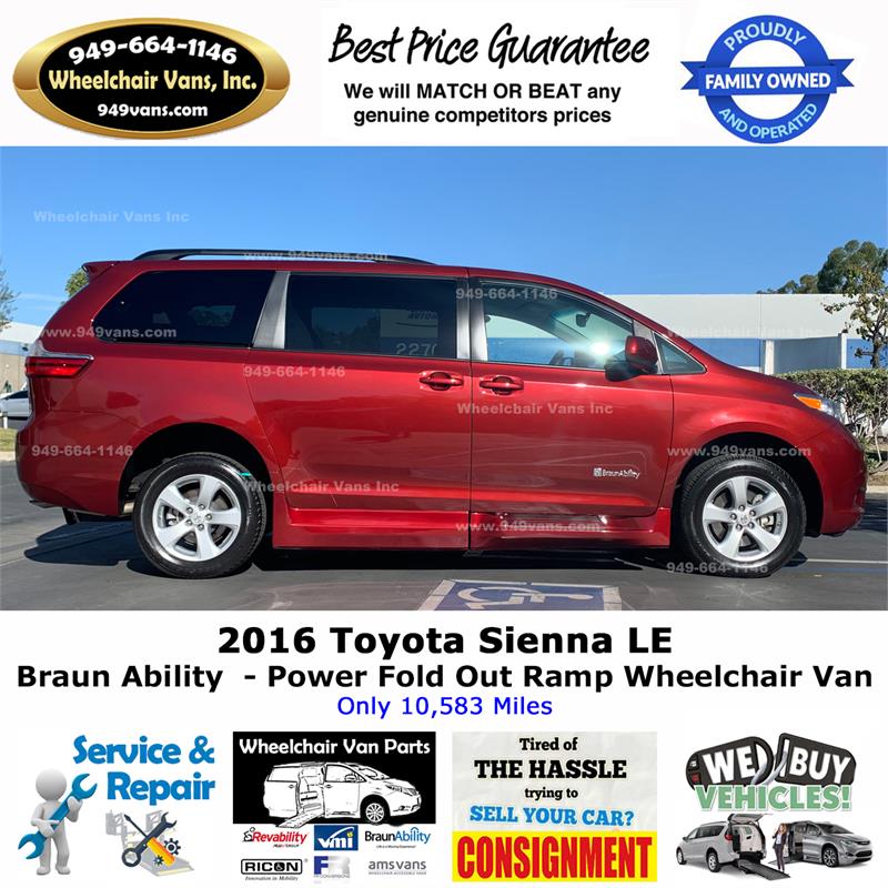 braunability vans for sale