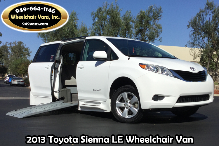toyota wheelchair accessible vehicles for sale