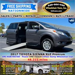 For Sale 2017 Toyota Sienna XLE - VMI NorthStar - Power ONE TOUCH ...