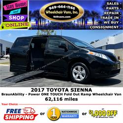 For Sale Used 2017 Toyota Sienna - Braunability Power One Touch Fold 